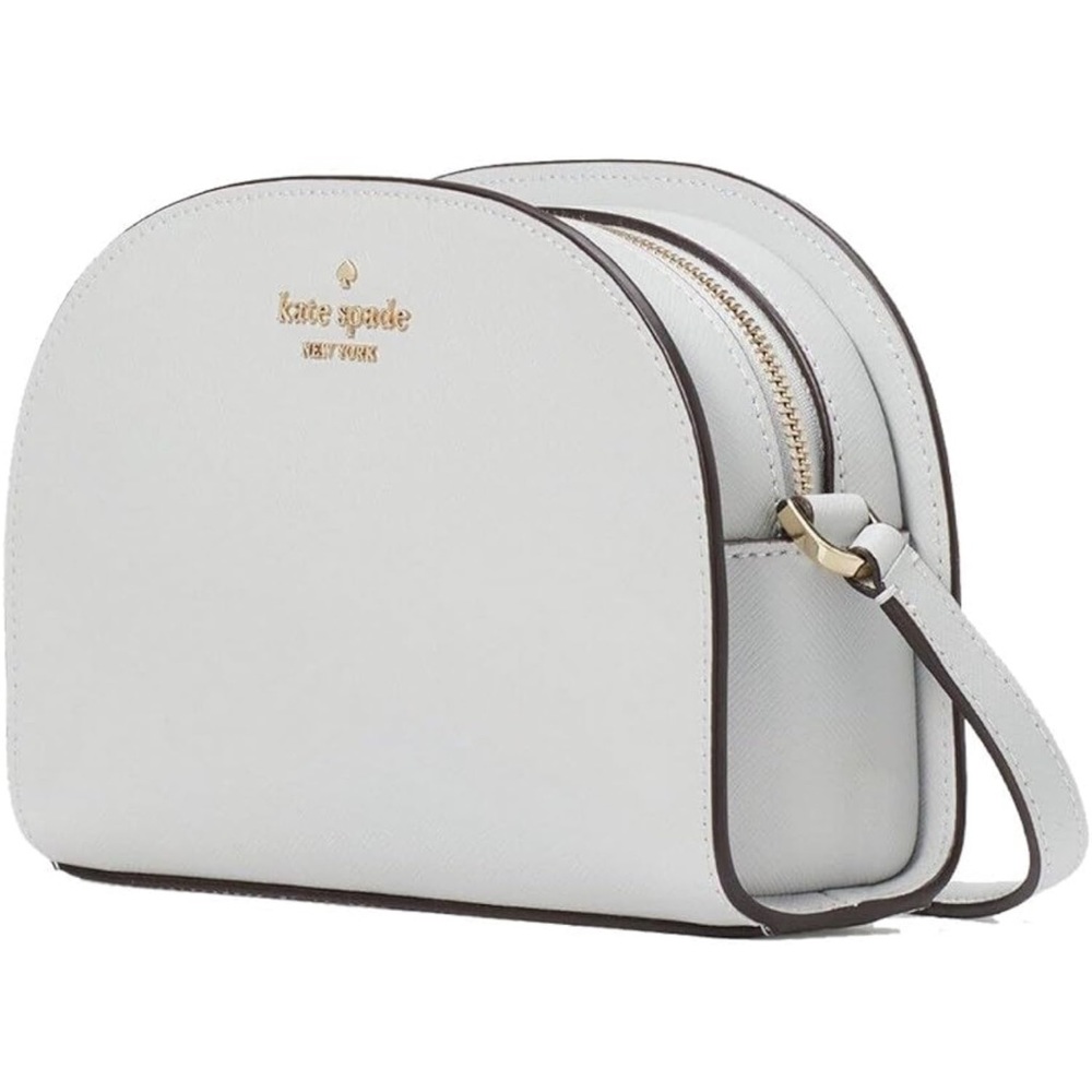 NWT Kate Spade New York White Perry Leather Dome Crossbody SOLD OUT night out !